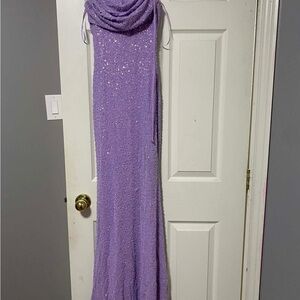Sparkling Purple prom dress